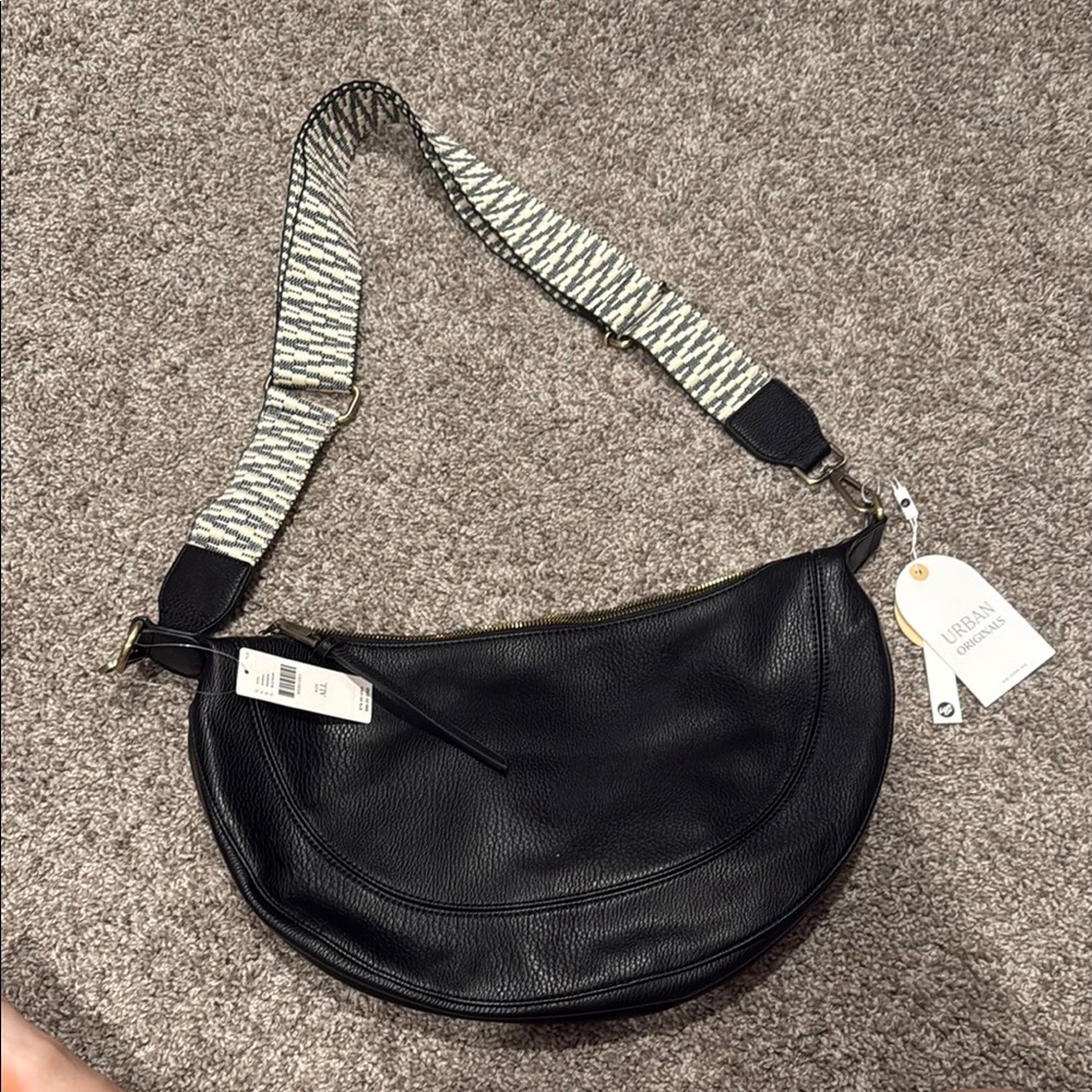 Black crossbody bag